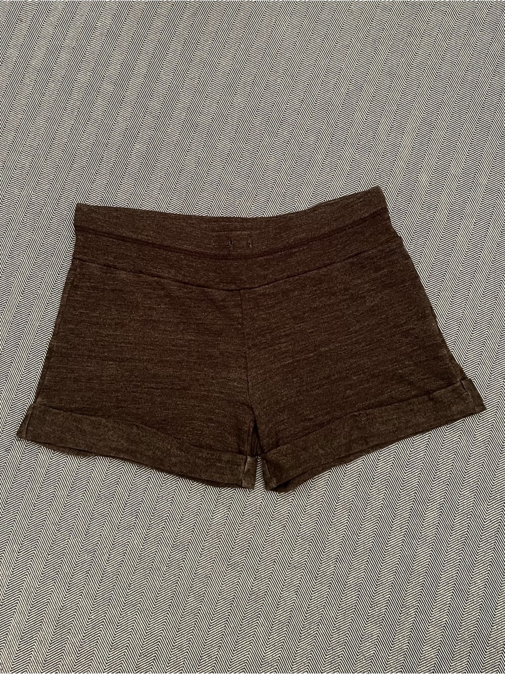 Splendid Women's Stretch Knit 2010s Athleisure Urban Shorts - Grey, Size x small